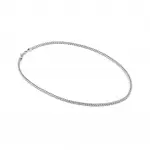 B-YOND steel necklace (SMALL CURB) (Steel)