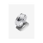 Twisted sterling silver ring set