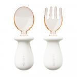 Набор приборов для кормления HEORSHE ложка вилка белый