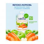 Пюре с козьими сливками Kabrita яблоко-морковь 6м+ 100 гр