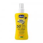 Солнцезащитное молочко-спрей Chicco Baby Moments SUN SPF50 150 мл