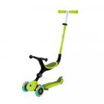 Трёхколесный самокат Globber Go Up Active Lights Lime Green