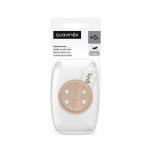 Держатель для пустышки Suavinex Wild с ленточкой бежевый 6м+