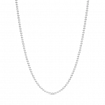 Серебряное колье из бисера