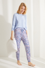 WOMEN KNITTED PYJAMA BLOUSE