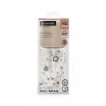 Бутылочка стеклянная Suavinex Wonderland бежевая 3м+ 240мл