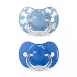 Пустышка Suavinex Wild  голубая 6-18м 2шт