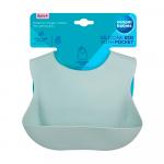 Нагрудник  силиконовый Canpol Babies DOTS