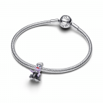 Disney Ursula sterling silver charm with black, purple, red and blue enamel