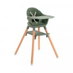 Стульчик для кормления 6в1 KikkaBoo Woody Army Green