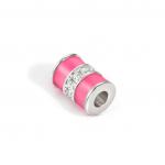 SEIMIA ed, FLORA in 925 sterling silver enamel and cz (011_FUCHSIA)