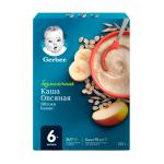 Каша безмолочная Гербер овсяная Яблоко/Банан 6м+ 180г