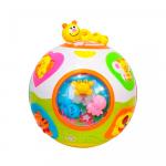 Погремушка Hola Toys Счастливый мячик 3м+
