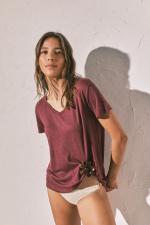 MMP BURGUND TEE FR