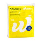 Одноразовые пеленки Wolna, 28 ШТ 45х60