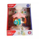 Юла-карусель с прыгающими шариками Huanger HE8086 розовая