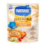 Каша ШАГАЙКА Молочная мультизлаковая с овсяными хлопьями: яблоко, земляника садовая, персик, с 12+