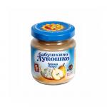 Пюре Бабушкино лукошко из груш с творогом 5м+ 100г