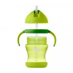 Поильник-непроливайка Roxy Kids с трубочкой цвет лайм