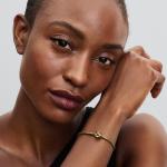 Infinity knot 14k gold-plated charm