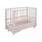 Кровать детская RANT BERGEN PLUS Crystal Beige артикул 800 маятник и ящик 120*60
