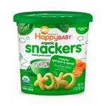 Снеки Happy Baby Snackers шпинат морковь