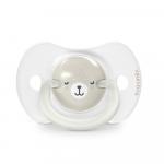 Пустышка ночная Suavinex Wild бежевая 0-6м 2шт