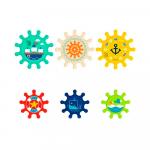 Набор игрушек для ванной на присосках Шестеренки Huanger HE0260