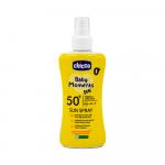 Солнцезащитное молочко-спрей Chicco Baby Moments SUN SPF50 150 мл