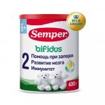Semper молочная смесь Сэмпер бифидус нутрадефенс 2 (400грх12)