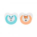 Пустышка Wee Baby Fun Animals 320 ортодонтическая 6м+ 2 шт
