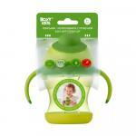 Поильник-непроливайка Roxy Kids с трубочкой цвет лайм