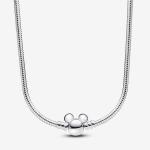 Disney Mickey Mouse sterling silver snake chain necklace