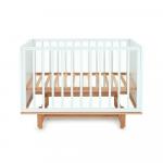 Кровать детская RANT BAMBOO Cloud White артикул 768 с маятником 120*60