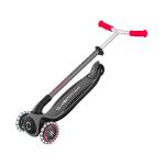 Трёхколесный самокат Globber Master Lights Black- Red