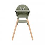Стульчик для кормления 6в1 KikkaBoo Woody Army Green
