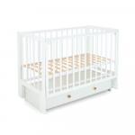 Кровать детская RANT INDY BOX Cloud White артикул 780 маятник и ящик 120*60