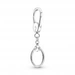 Аксессуар для сумки из стерлингового серебра с маленькой подвеской PANDORA O