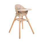 Стульчик для кормления 6в1 KikkaBoo Woody Beige