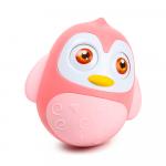 Игрушка-неваляшка Пингвин Huanger Roly Poly розовый