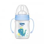 Бутылочка для кормления Wee baby Classic Plus с ручками 0м+ 150 мл