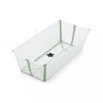 Ванночка для купания Stokke Flexi Bath Макси складная Transparent Green 0+