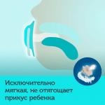 Пустышка Canpol Bonjour Paris силиконовая симметричная голубой 6-18м 2 шт