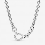 Серебряное колье «Бесконечность»