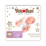 Подгузники YokoSun Premium размер NB 0-5кг 36шт