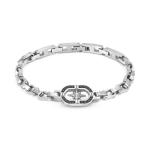 MANVISION bracelet in steel and cubic zirconia (Wind Rose)