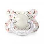 Пустышка Suavinex Birdies розовая -2-2м+ 2шт