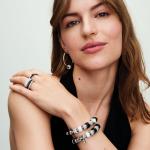 Серьги-кольца из стерлингового серебра