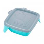 Тарелка Lalababy Play with Me Teddy с мягкой крышкой