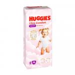 Трусики-подгузники Huggies ultra comfort 4 9-14 кг 46 шт